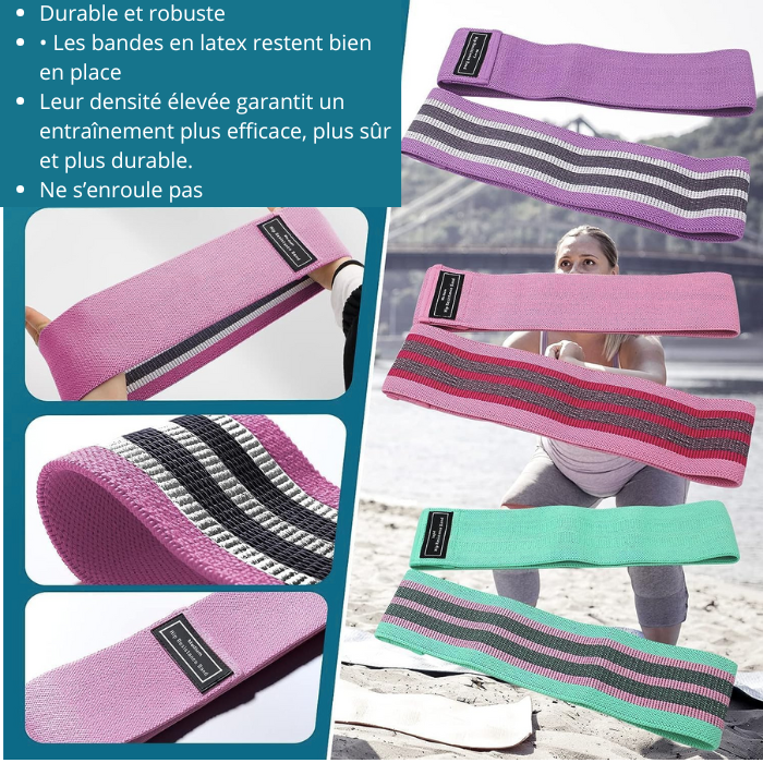 Zylonia Bandes de résistance - fitness/musculation